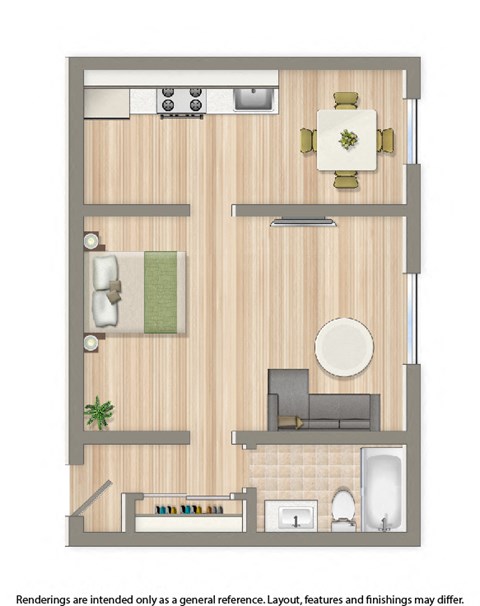 6100 14th street studio apartment floor plan